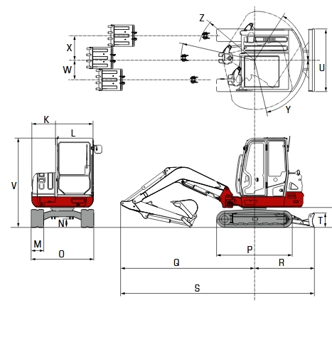 Minibagger 4 to mieten bei MIETPARTNER - graben