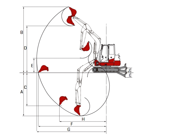 Minibagger 6 to mieten bei MIETPARTNER - graben