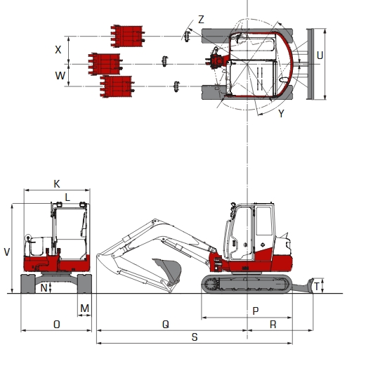 Minibagger 6 to mieten bei MIETPARTNER - graben